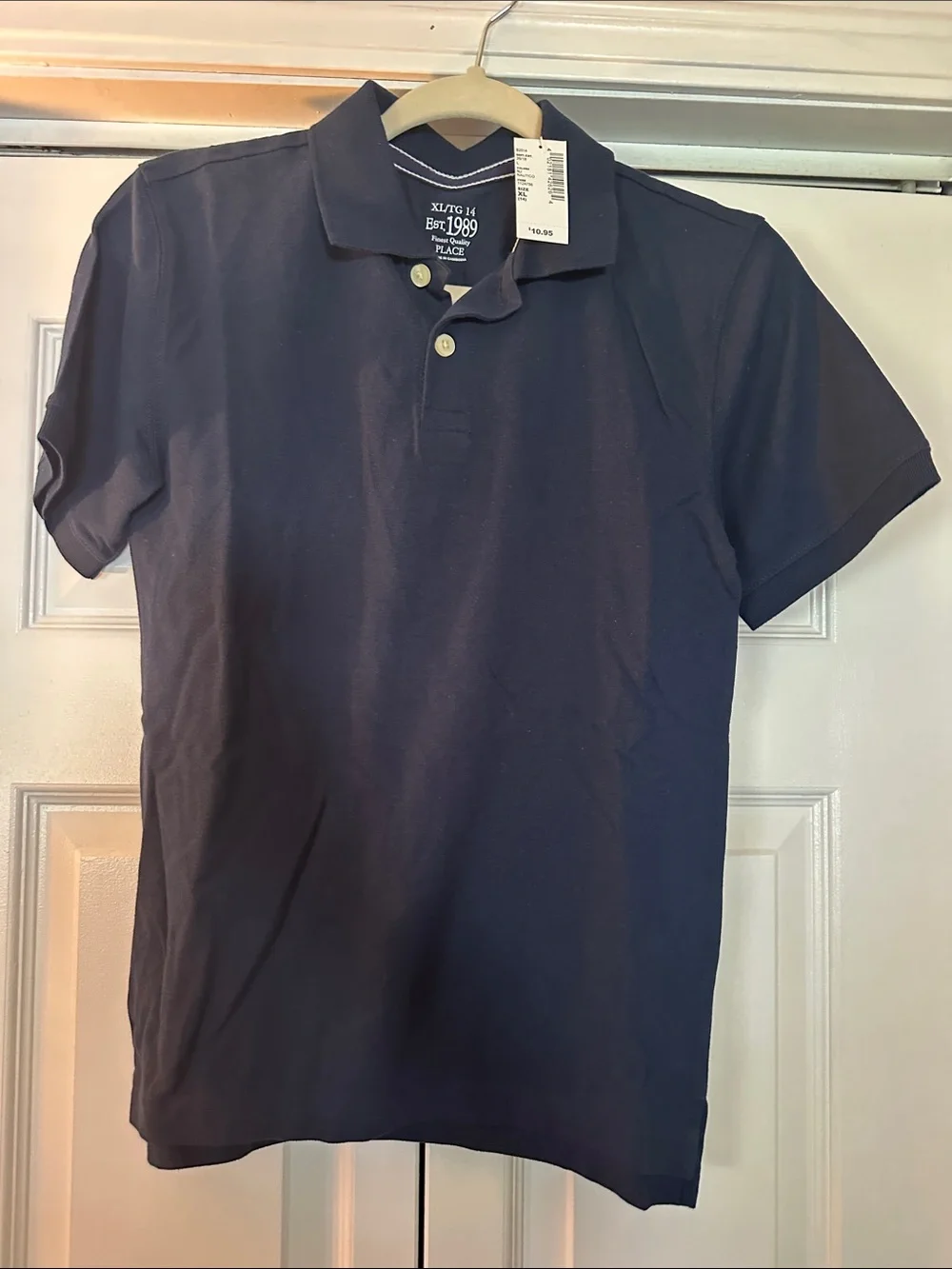 The Children's Place Navy and White Polos